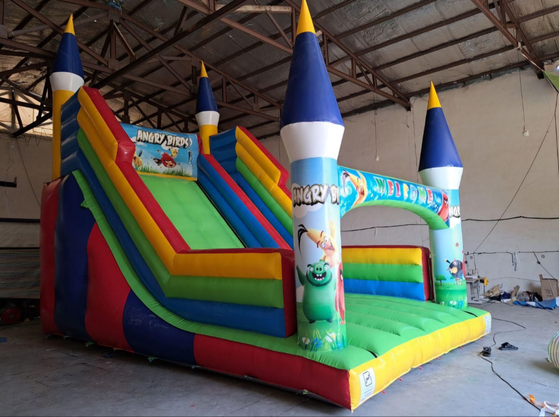 سرسره بادی مدادی ساده - مناسب شهربازی