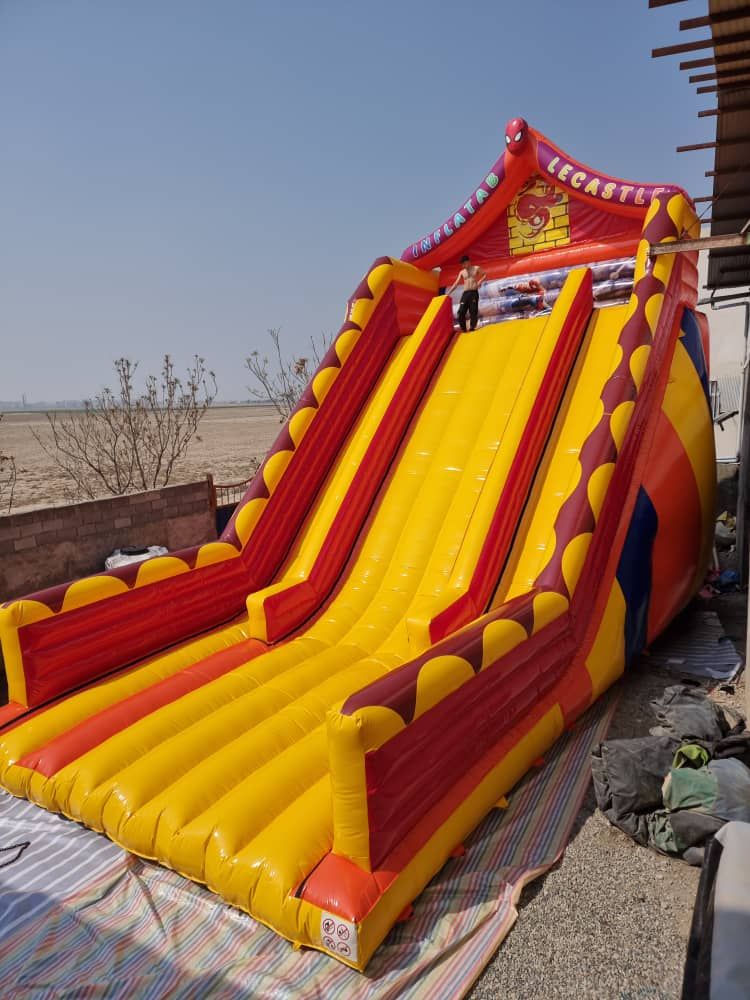 سرسره بادی, اسپایدرمن, قصربادی, شادلین, استاندارد ایران, گارانتی, شهربازی