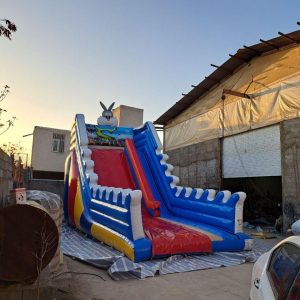 سرسره بادی خرگوش طرح دریا شادلین