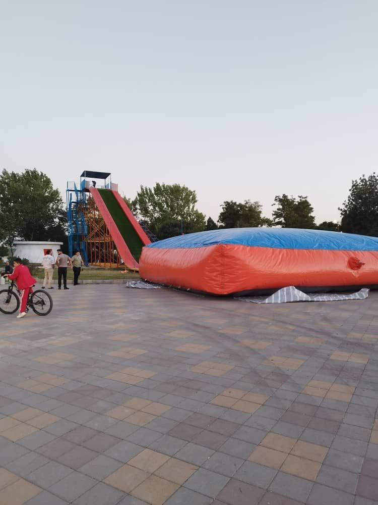 پیست پرش در آسمان شادلین - سرسره 15 متری