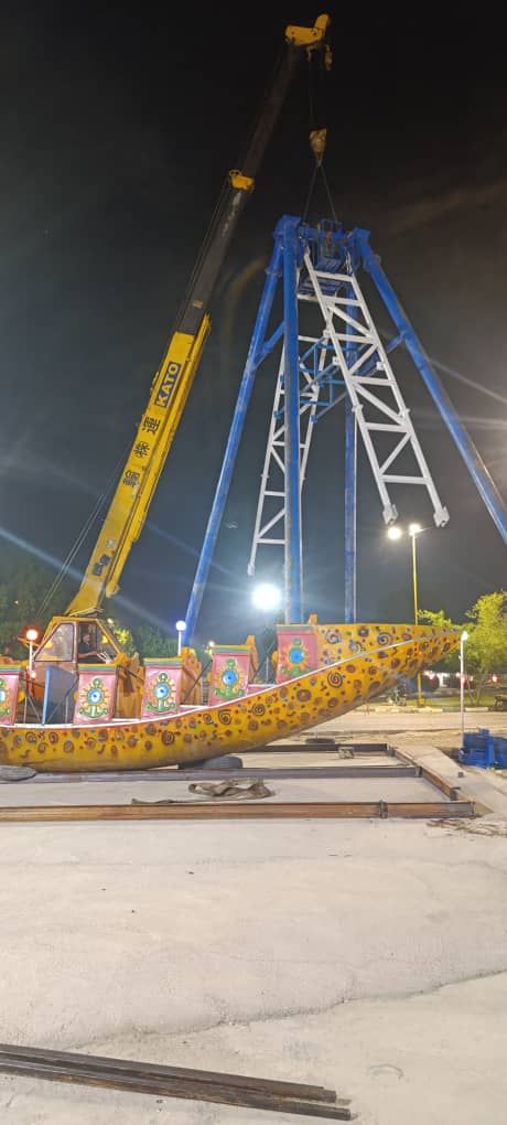 کشتی شهربازی با گارانتی 24 ماهه - کاملاً پرتابل