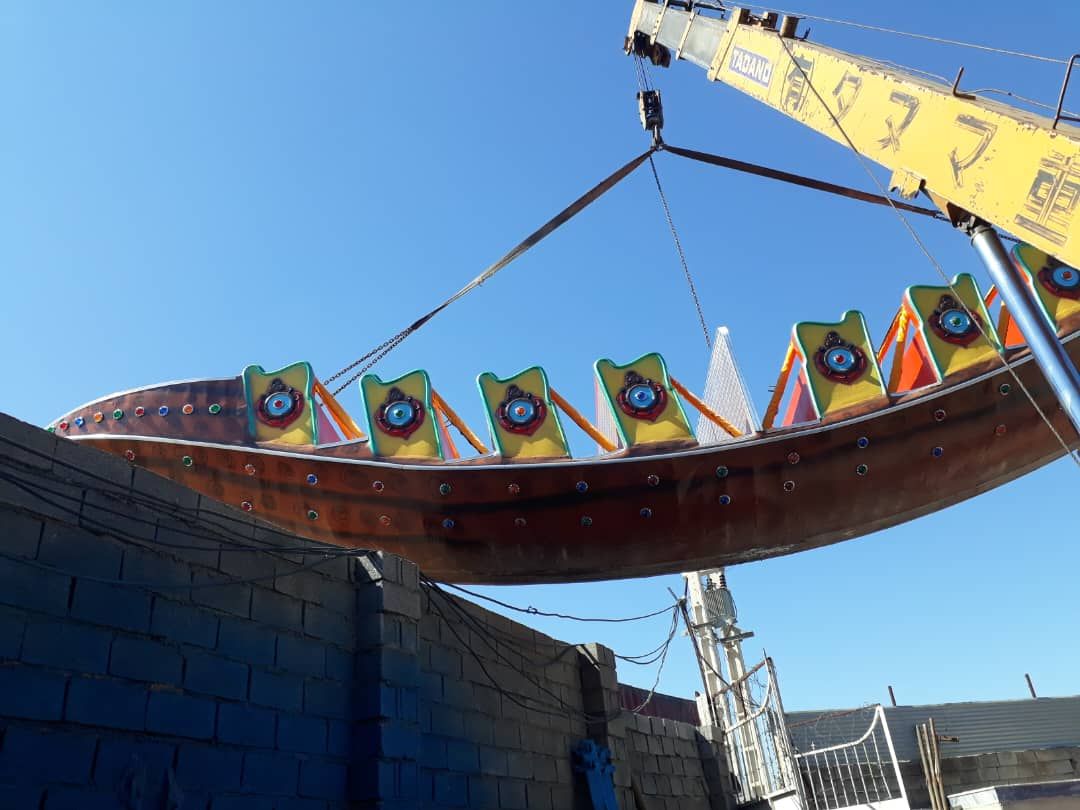 کشتی صبا بزرگ - ابعاد 16×9 متر - کاملاً پرتابل