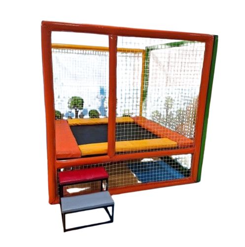 ترامپولین یک تخته شادلین | پروفیل 40×40 قفل دار - خانه کودک