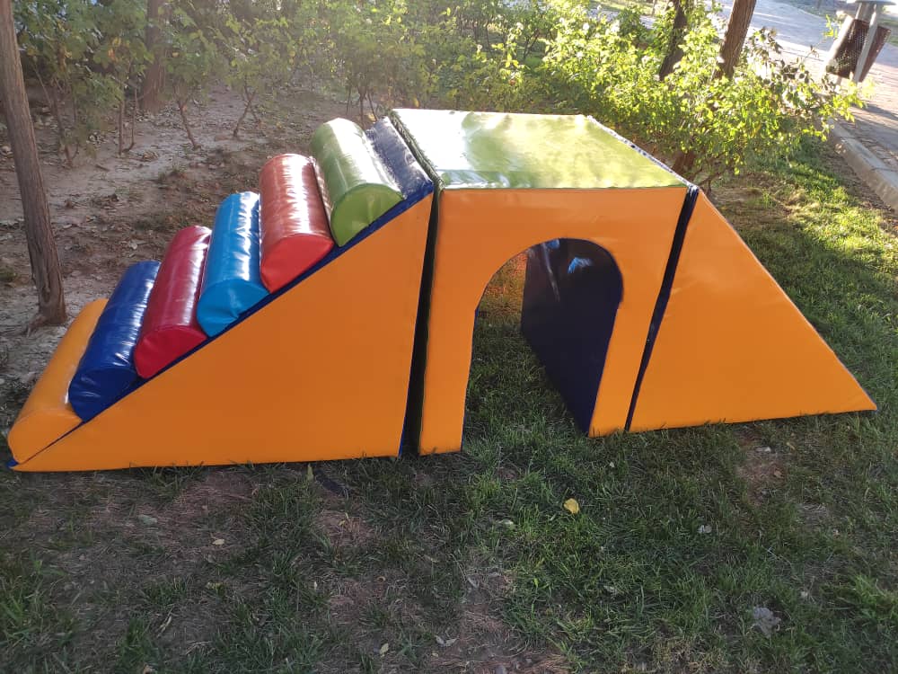 صخره نوردی دوطرفه بزرگ فومی کودک شادلین - رنگهای شاد