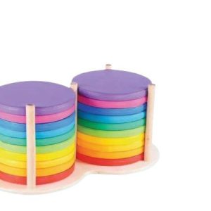 ست آموزش رنگ‌ها شادلین - ۲۰ تکه با قطر ۳۰ سانتی‌متر