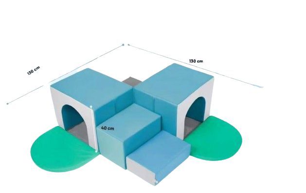 ست فومی پاستیلی سولی شادلین - ابعاد ۱۸۰×۱۸۰ سانتیمتر
