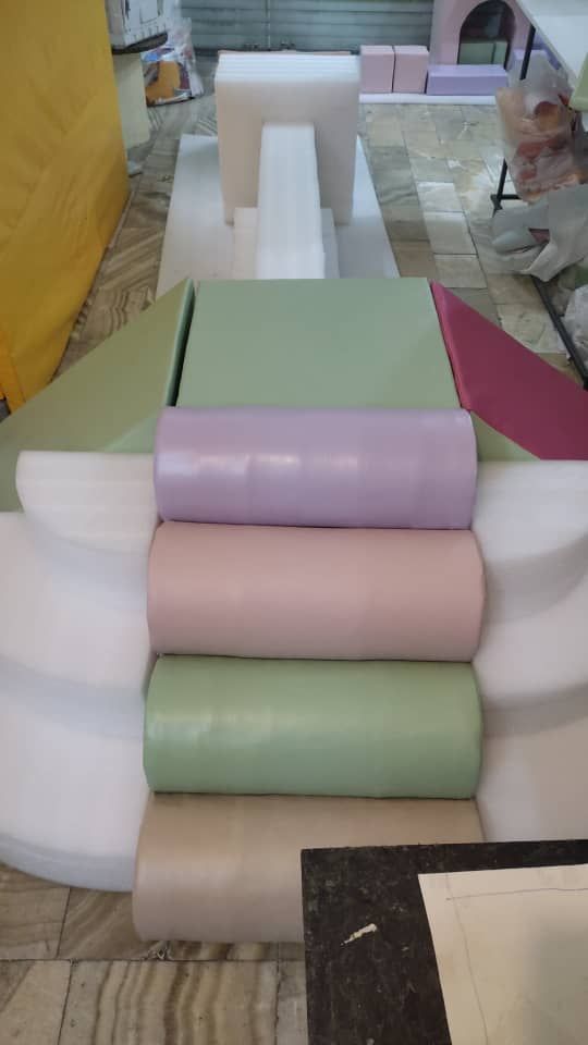 ست فوم پاستیلی شاهین | ابعاد ۵۰۰×۳۰۰ | ارتفاع ۶۰ سانتیمتر | شادلین